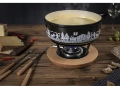 Kuhn Rikon Fondue-Caquelon Induktion Alpweide Schwarz