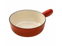 Kuhn Rikon Käsefondue-Set Induktion 9 Teile, Schwarz/Rot