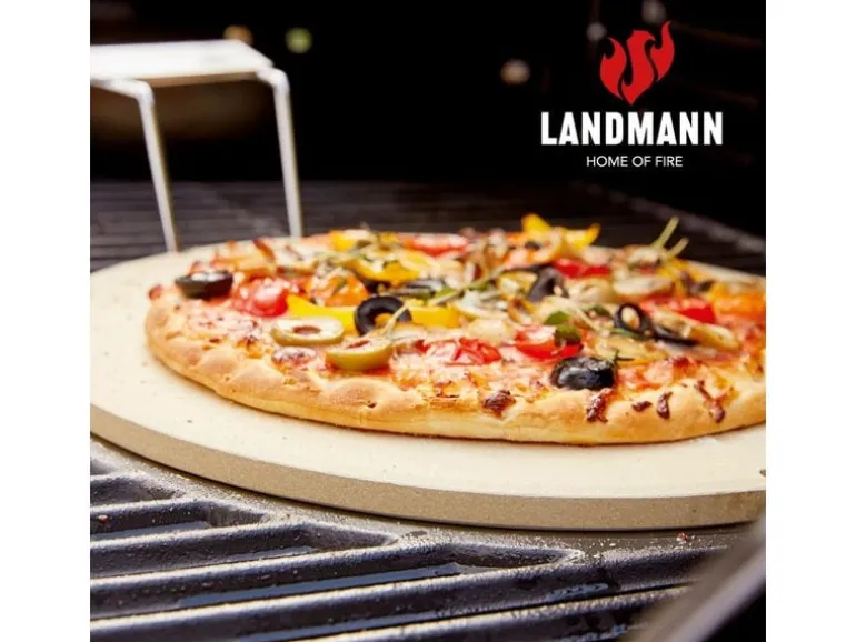 Landmann Pizzastein-Set 3-tlg. Rund