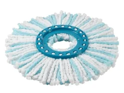 Leifheit Ersatzkopf Mop Clean Twist Disc Mop Weiss/Türkis
