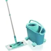 Leifheit Flachwischer Clean Twist M Ergo mit Rollen