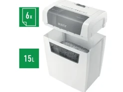 Leitz Bürogeräte Aktenvernichter IQ Home, P-4, bis zu 6 Blatt