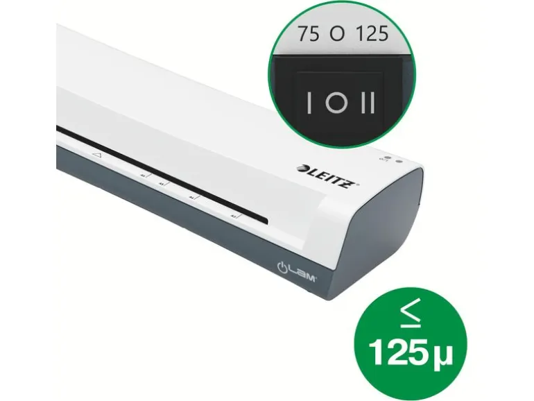 Leitz Bürogeräte Laminiergerät iLAM Home A3, 125 Mikron, Weiss