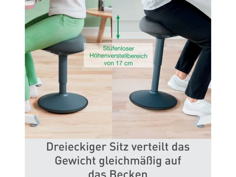 Leitz Ergo Active Sitzhocker Dunkelgrau
