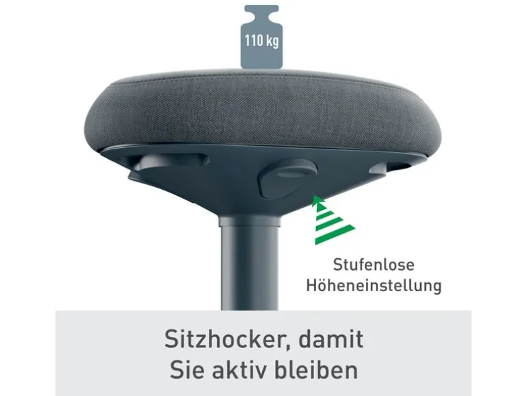 Leitz Ergo Active Sitzhocker Dunkelgrau