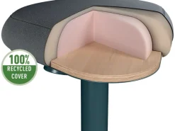 Leitz Ergo Active Sitzhocker Dunkelgrau