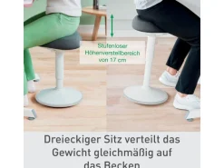 Leitz Ergo Active Sitzhocker Hellgrau