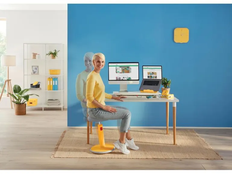 Leitz Ergo Cosy Active Sitz und Stehhocker Gelb