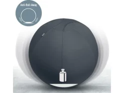 Leitz Sitzball Ergo Active 55 cm, Dunkelgrau
