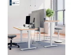 Leitz Stehtisch Höhenverstellbar, elektrisch, 120 x 70 cm