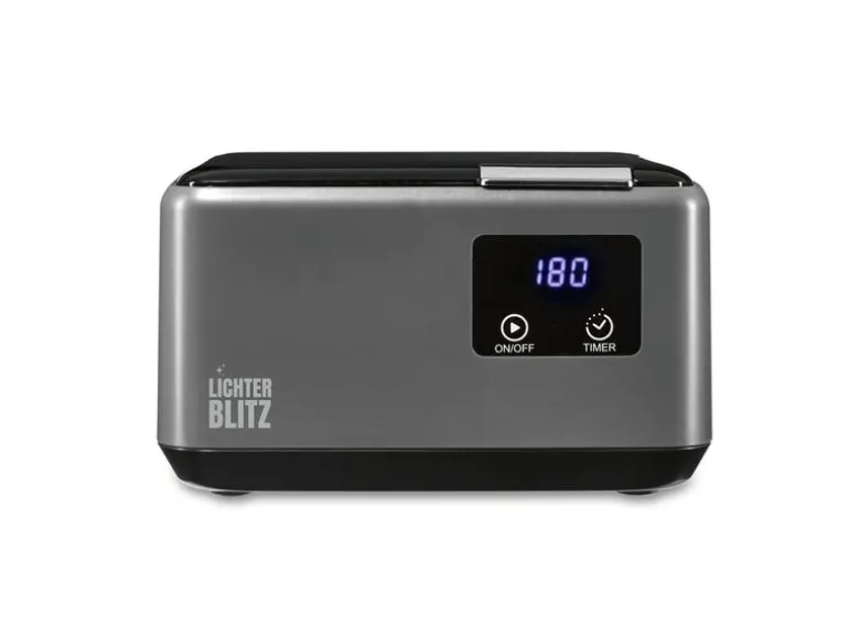 Lichterblitz Ultraschallreiniger 50 W, Grau/Schwarz