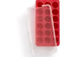 Lékué Eiswürfelform Kugeln Rot