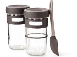 Lékué Sauerteigglas 0.7 l, Glas, 2 Stück