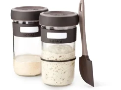 Lékué Sauerteigglas 0.7 l, Glas, 2 Stück