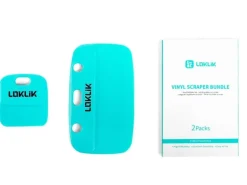LOKLIK Vinyl Rakel Set Blau, 2 Stück