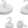 Magnetoplan Hakenmagnet Ø 4.7 cm Weiss, 1 Stück