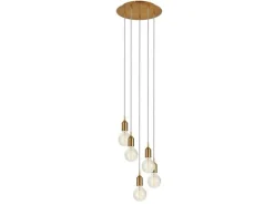Markslöjd Pendelleuchte Bronx, 5 x E27, max. 60W, Bronze