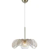 Markslöjd Pendelleuchte STYRKA 1-flammig 63 cm Antikmessing