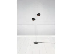 Markslöjd Stehleuchte Edgar, 2 x E14, max. 40W, Schwarz