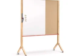 Maul Moderationstafel MAULwood 120 cm x 150 cm, Kork/Witeboard