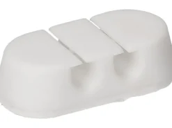 Max Hauri Kabelhalter Double Stop Set 6 x Weiss, 1 Stück