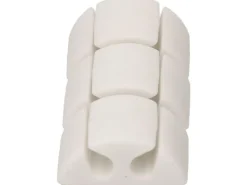 Max Hauri Kabelhalter Double Stop Set 6 x Weiss, 1 Stück
