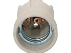 Max Hauri Lampenfassung E27 5kV, M4 Durchgangslöcher