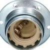 Max Hauri Lampenfassung E27 Randmantel Chrom, M10 x 1