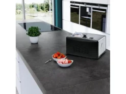 Medion Glacemaschine MD 18387 0.8 l, Schwarz/Silber