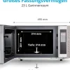 Medion Mikrowelle mit Grill MD 17495 Grau