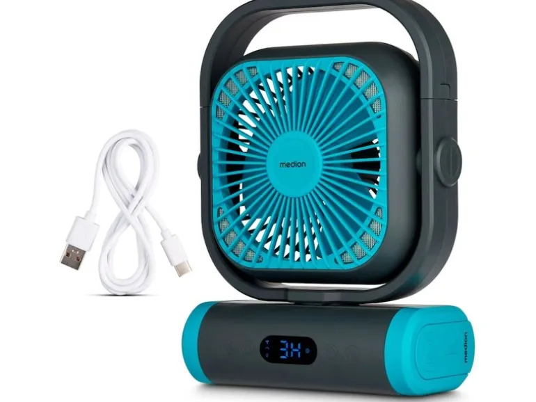 Medion USB-Ventilator E10 TF Blau/Grau