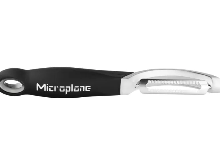 Microplane Schäler Schwarz/Silber