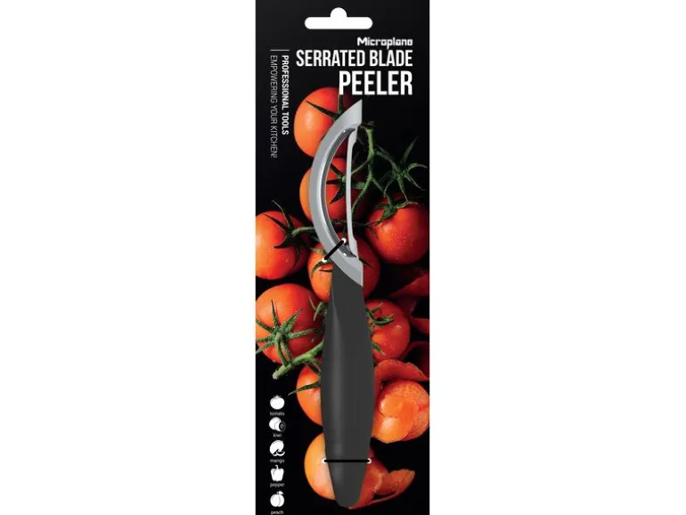 Microplane Schäler Schwarz/Silber