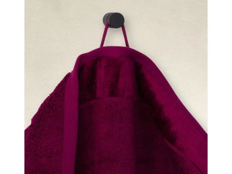Möve Duschtuch Bamboo Luxe Uni 80 x 150 cm, Berry
