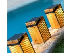 new Garden Okinawa Lantern kabellose, tragbare Laterne Braun