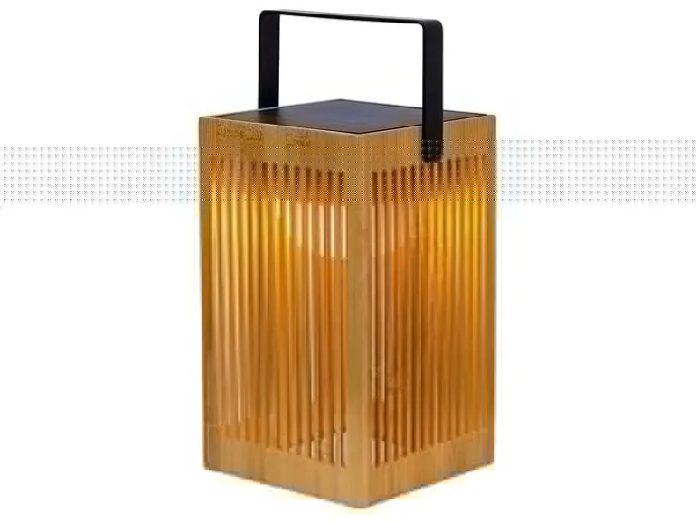 new Garden Okinawa Lantern kabellose, tragbare Laterne Braun