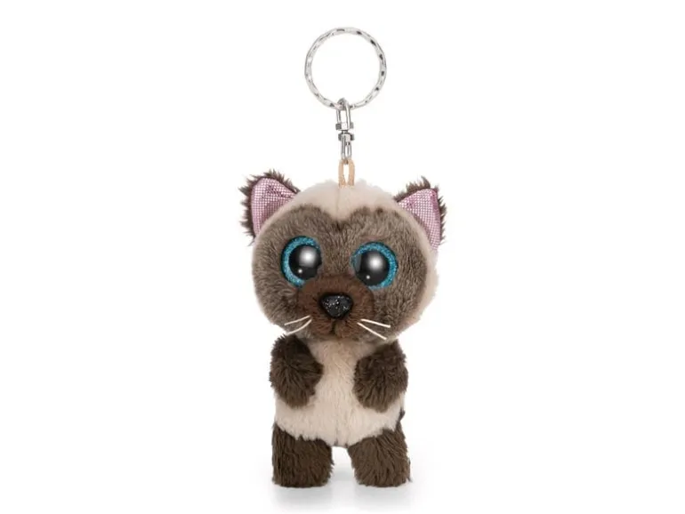 Nici Schlüsselanhänger Siamkatze Selma, Beige, 9.0 cm