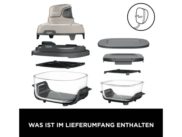 Ninja Heissluft-Fritteuse CRISPi 4-in-1 Cyber Space Beige