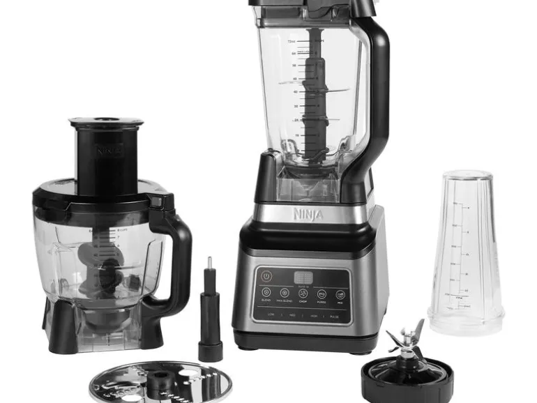 Ninja 3-in-1-Küchenmaschine & Mixer mit Auto-iQ Schwarz