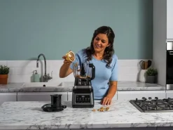 Ninja 3-in-1-Küchenmaschine & Mixer mit Auto-iQ Schwarz
