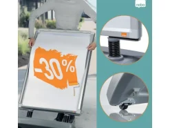 Nobo Kundenstopper mit Wassertank Impression Pro A1