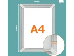 Nobo Plakatrahmen Premium Plus A4
