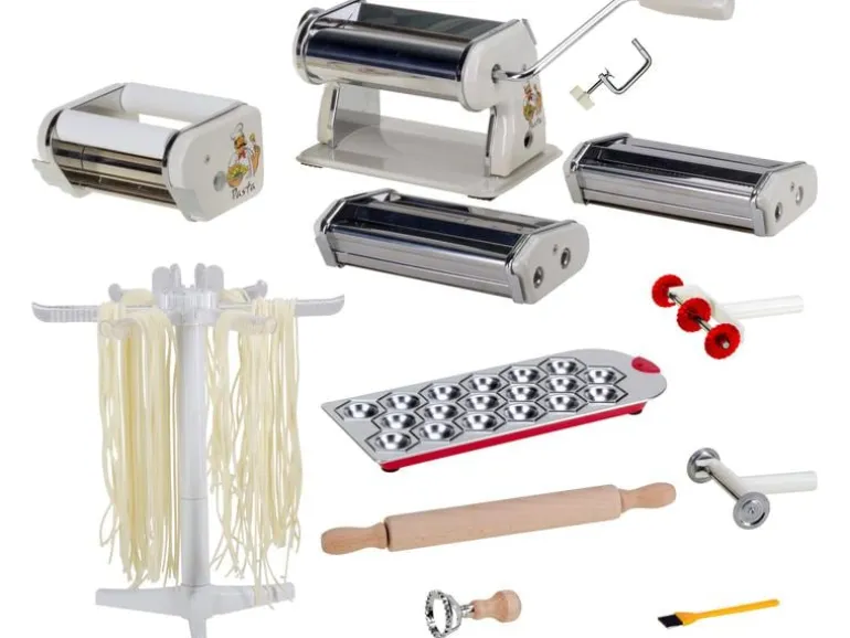 Nouvel Pastamaschine All-in-One-Set Silber