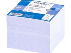 novooo. Zettelbox Papier 90 x 90 mm, weiss, 80g, 700 Blatt