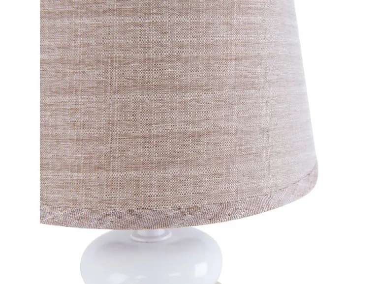 Näve Tischleuchte «Stoney» h: 31 cm Braun