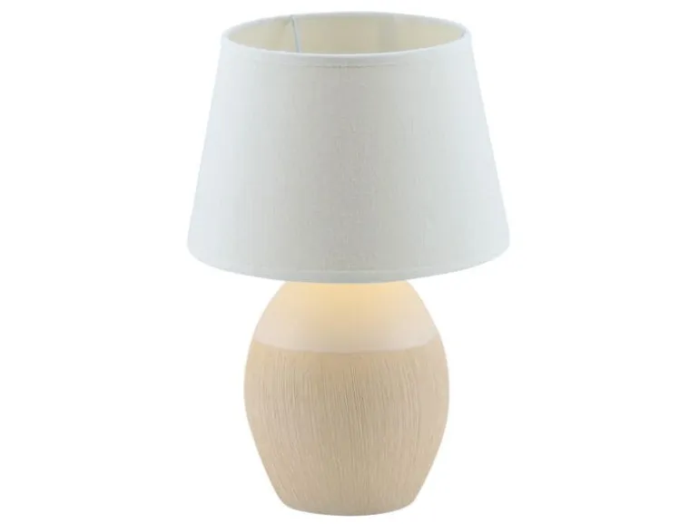 Näve Tischleuchte «Talia» h: 31 cm Weiss