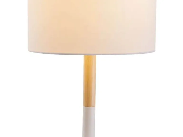 Näve Tischleuchte «Tessile» h: 37 cm Weiss