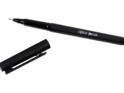 office focus Fineliner Office Focus Schwarz, 12 Stück