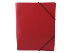 office focus Gummibandmappe A4 ohne Etikette Rot