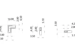 OK-LINE Eckverbinder COB 6.0 5 mm transparent